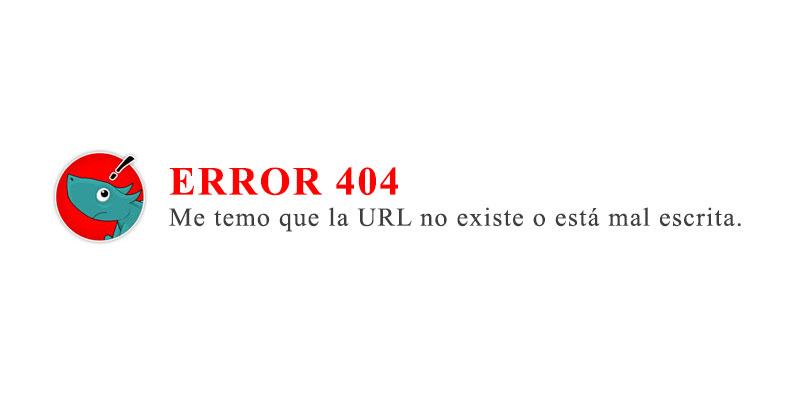 Mensaje error 404