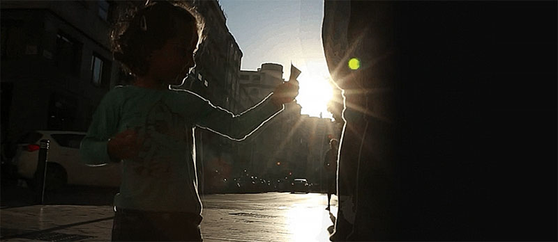 Escena final que cierra el corto experimental