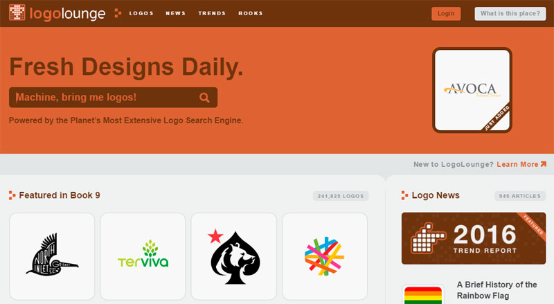 LogoLounge para conocer las tendencias en diseño de logos