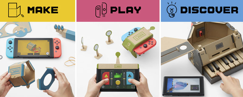 Nintendo Labo será lo nuevo de Nintendo para niños