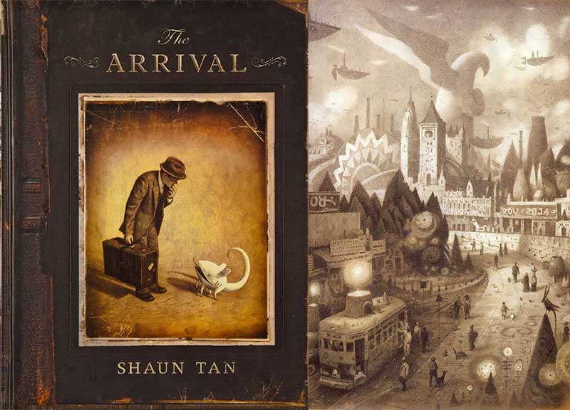 The Arrival de Shaun Tan es la mejor novela gráfica sin palabras